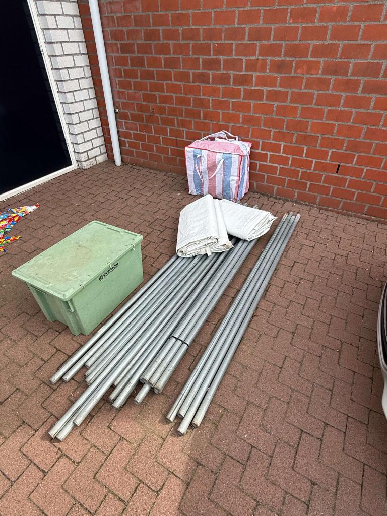 Partytent / Opslagtent zwaar frame 6 x 3, Niet ingevuld, Niet ingevuld, Niet ingevuld