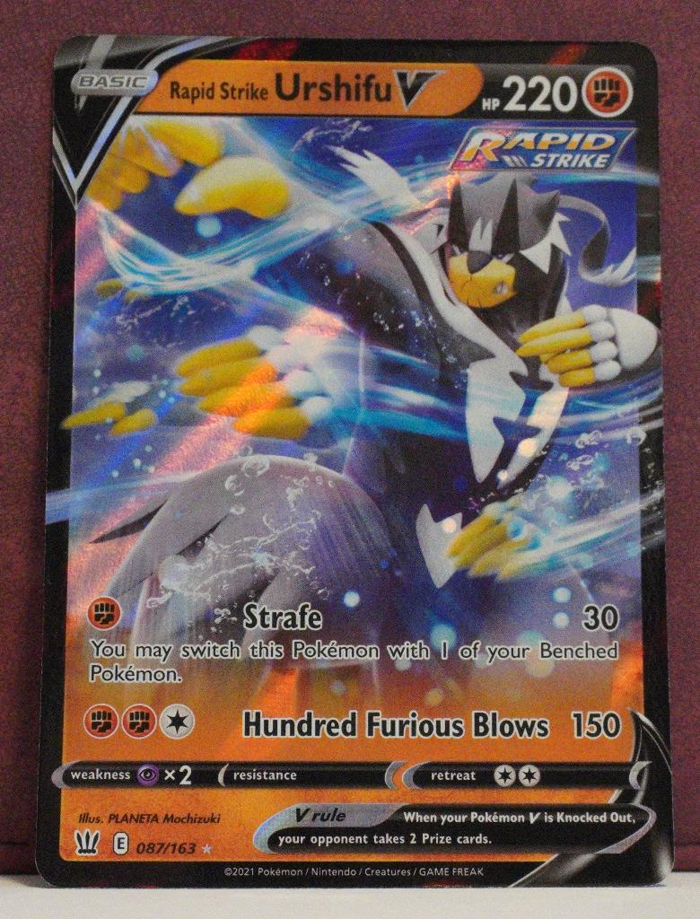 Rapid Strike Urshifu V 087-163 Battle Styles Pokémon Kaart, Verzenden, Nieuw, Losse kaart