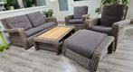 Loungeset Bellagio, Ophalen, 5 zitplaatsen, Loungeset, Wicker