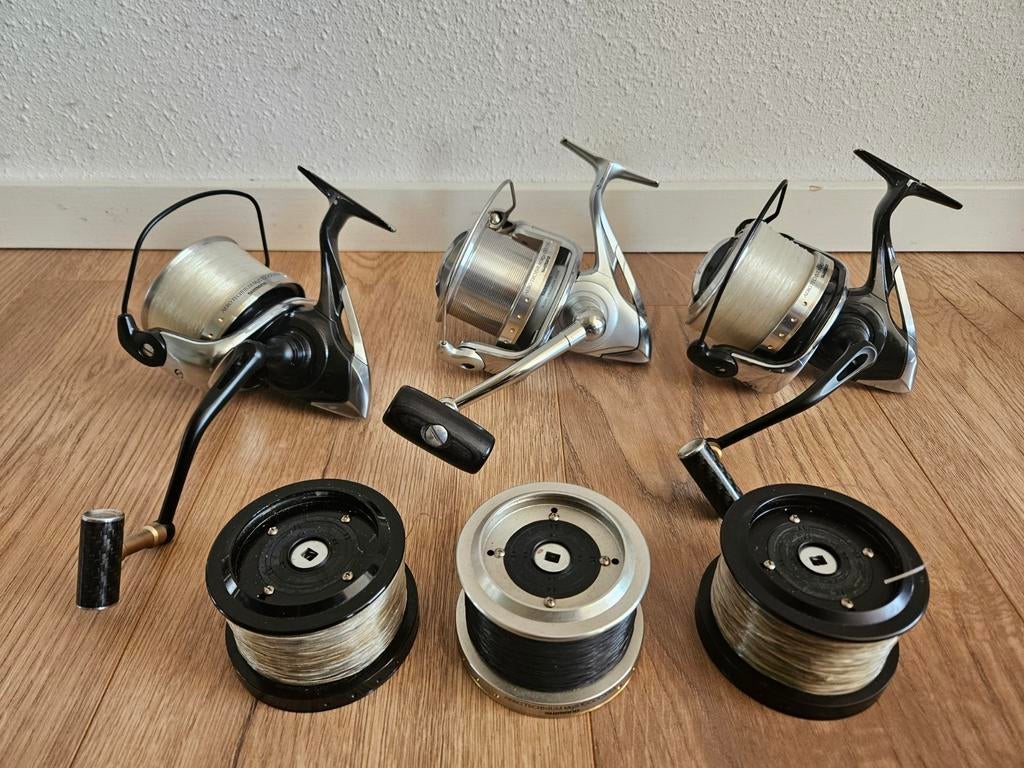 3 x Shimano Aero Technium MgS 10000 XSA Molens Custom, Ophalen of Verzenden, Molen