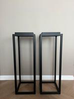 Steelish stevige zwart gecoate zuil pilaar zgan, Ophalen, Zo goed als nieuw