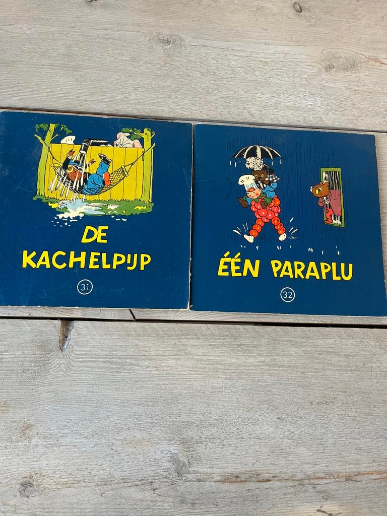Flipje Tiel Boekjes nr. 31 en 32 - Goede staat (1961-1962), Ophalen, Gelezen, Prentenboek