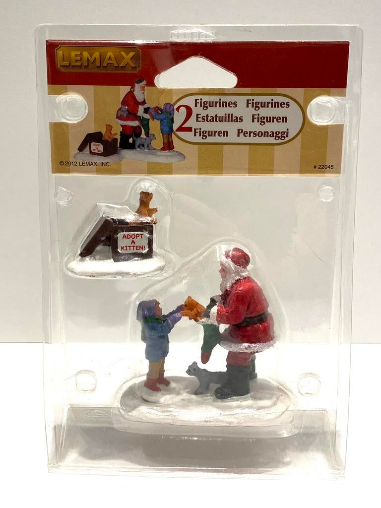 Lemax Santa And Kittens, set of 2 (22045), Verzenden