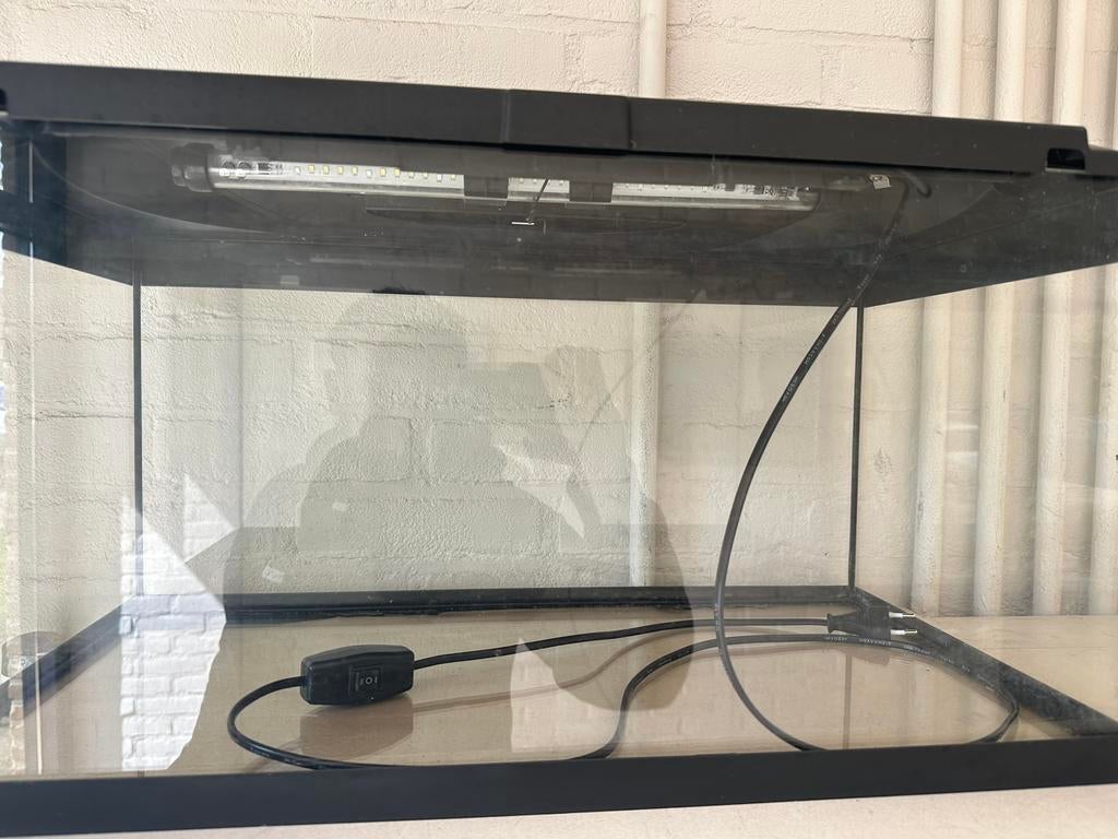 Aquarium met verlichting, Ophalen of Verzenden