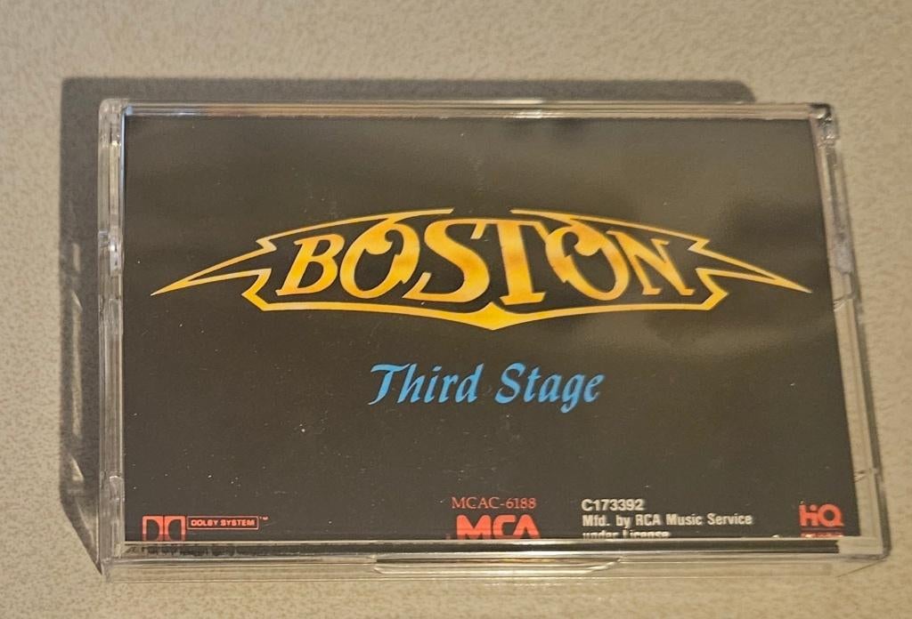 Boston - third stage - Cassette, Cd's en Dvd's, Cassettebandjes, Gebruikt, Origineel, Rock en Metal, 1 bandje, Verzenden