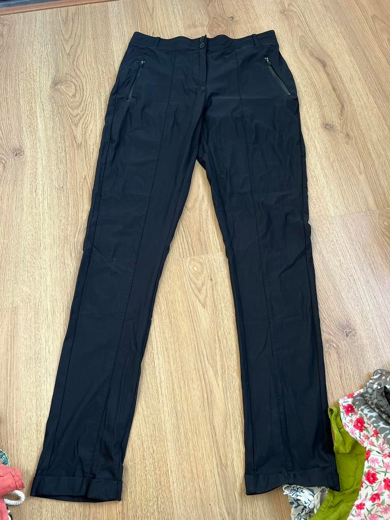 Zoso zwarte travelstof broek m steff, Maat 38/40 (M), Zwart, Ophalen of Verzenden, Zo goed als nieuw