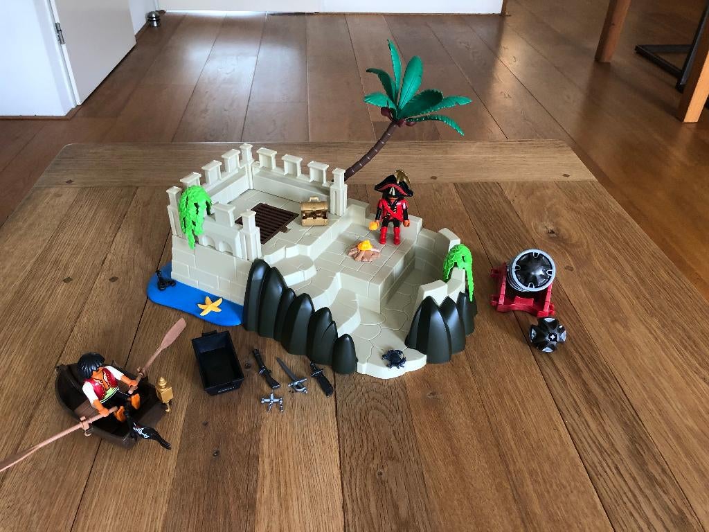 Playmobil Piratenvesting, Ophalen of Verzenden, Zo goed als nieuw, Complete set