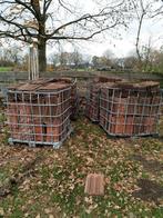 Rode Mulden dakpan, gevel-/kantpan, nokvorst, ventilatiepan, Doe-het-zelf en Verbouw, Dakpannen en Dakbedekking, Ophalen, Gebruikt