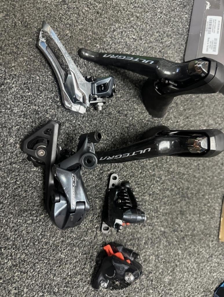 Shimano Ultegra R8020 Disc mini groepset, Gebruikt, Ophalen of Verzenden, Derailleur of Ketting, Aluminium