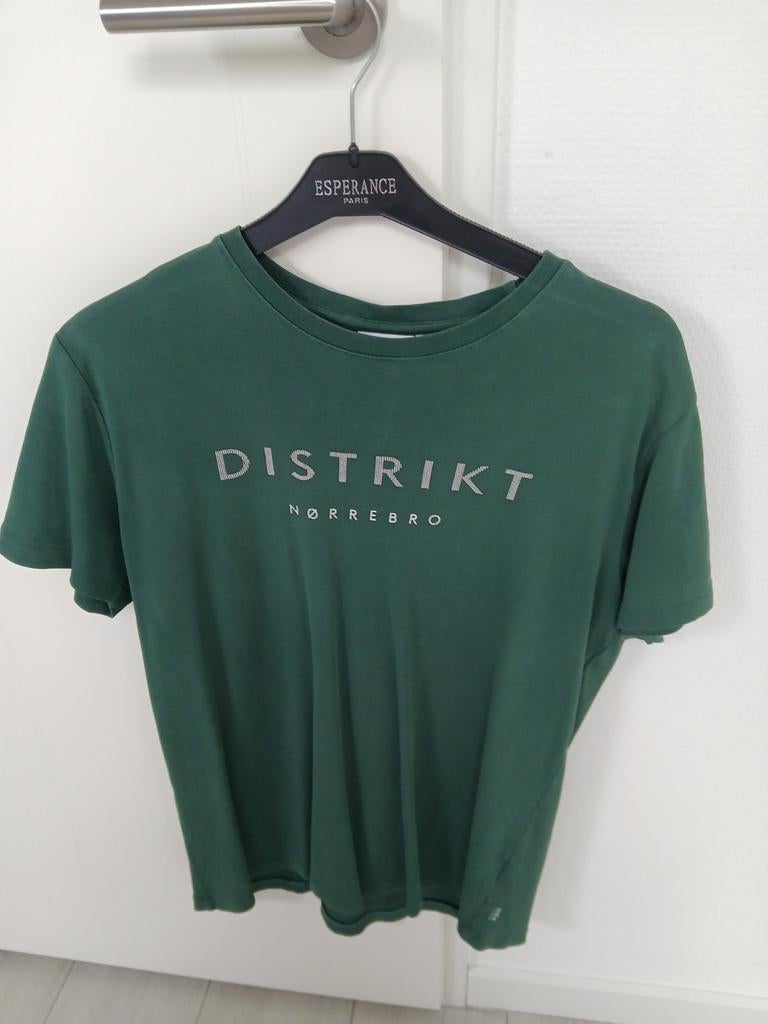 Distrikt Nørrebro shirt korte mouwen groen maat M, Ophalen of Verzenden