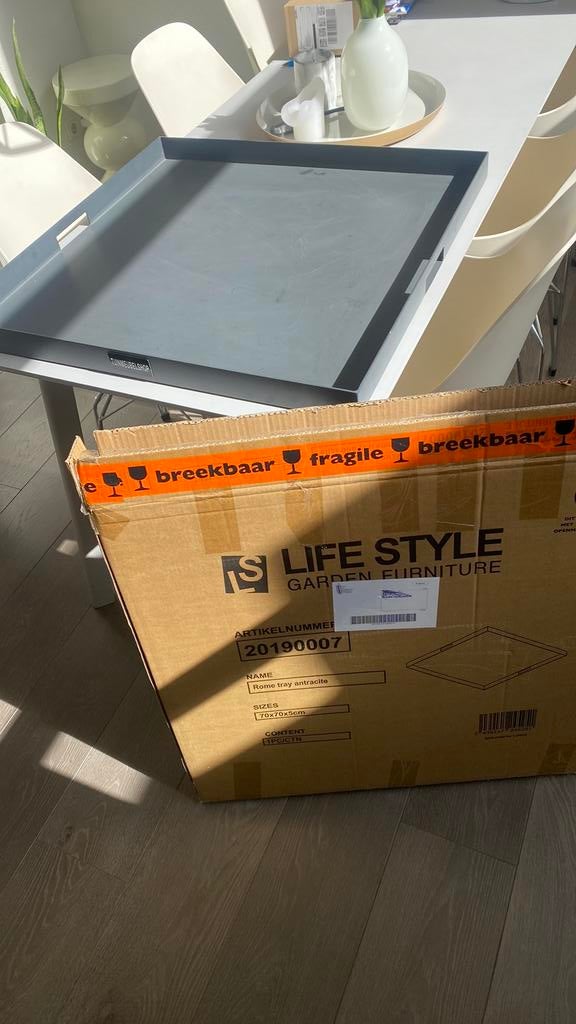 Life style garden furniture dienblad /tray, Ophalen, Gebruikt