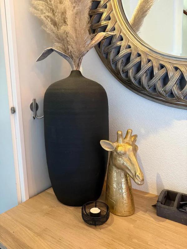 beeld giraffe goud, Verzamelen, Beelden en Beeldjes, Zo goed als nieuw, Dier, Ophalen of Verzenden