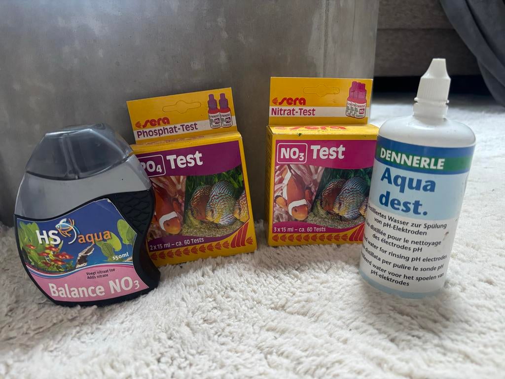 Aquarium testsets & waterbehandeling Sera, HS Aqua, Dennerle, Ophalen of Verzenden