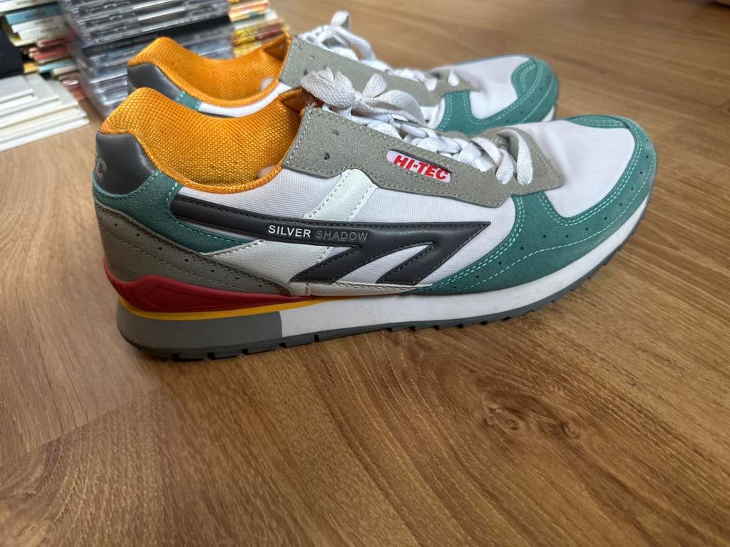Hi-Tec Silver Shadow Sneakers - 44 Vintage Stijl, Overige kleuren, Ophalen of Verzenden, Sneakers of Gympen, Zo goed als nieuw