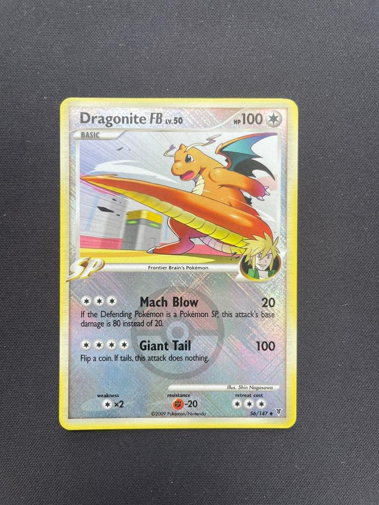 Dragonite FB League Promo Pokémon Kaart 2009, Ophalen of Verzenden, Zo goed als nieuw, Losse kaart, Foil