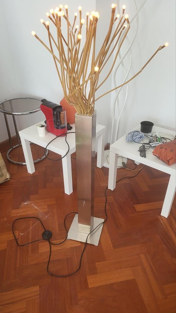 Moderne vloerlamp met takken en LED-verlichting, Ophalen, Gebruikt, Modern, Natuurlijk, 150 tot 200 cm