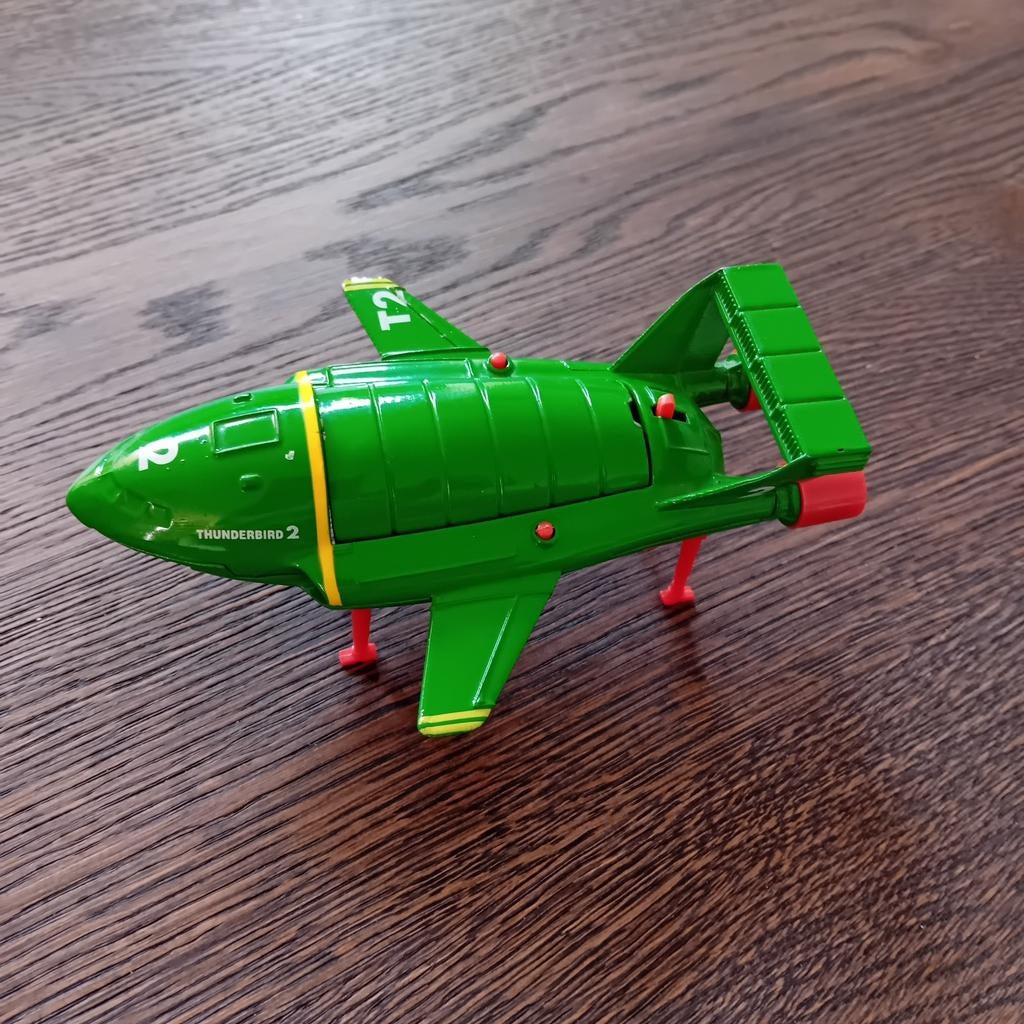Thunderbird 2 Speelgoed Vliegtuig klein - Matchbox, Ophalen of Verzenden, Gebruikt