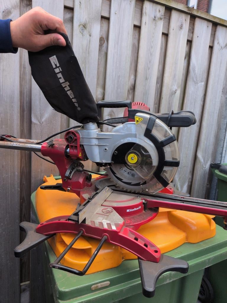 Einhell Afkortzaag - Krachtig en Betrouwbaar, Gebruikt, 70 mm of meer, Einhell, Ophalen of Verzenden