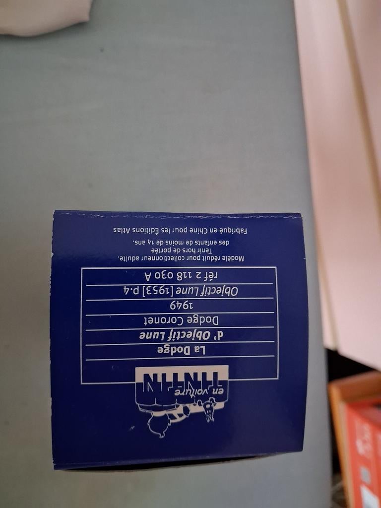 Tintin Dodge Coronet 1949 modelauto, Ophalen of Verzenden, Zo goed als nieuw, Auto