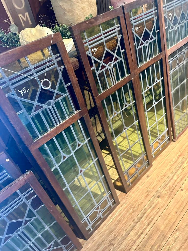 Voorzet ramen glas in lood voor een sfeervolle uitstraling