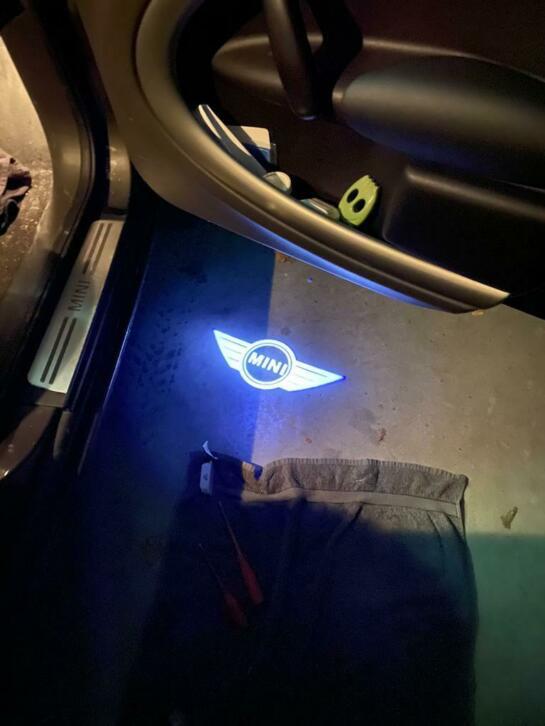 Mini Cooper deurverlichting diverse logo’s, Verzenden, Nieuw, Mini