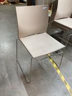 12 Stapelbare Stoelen - Metaal Frame, Kunststof Zitting, Kunststof, Gebruikt, Overige kleuren, W