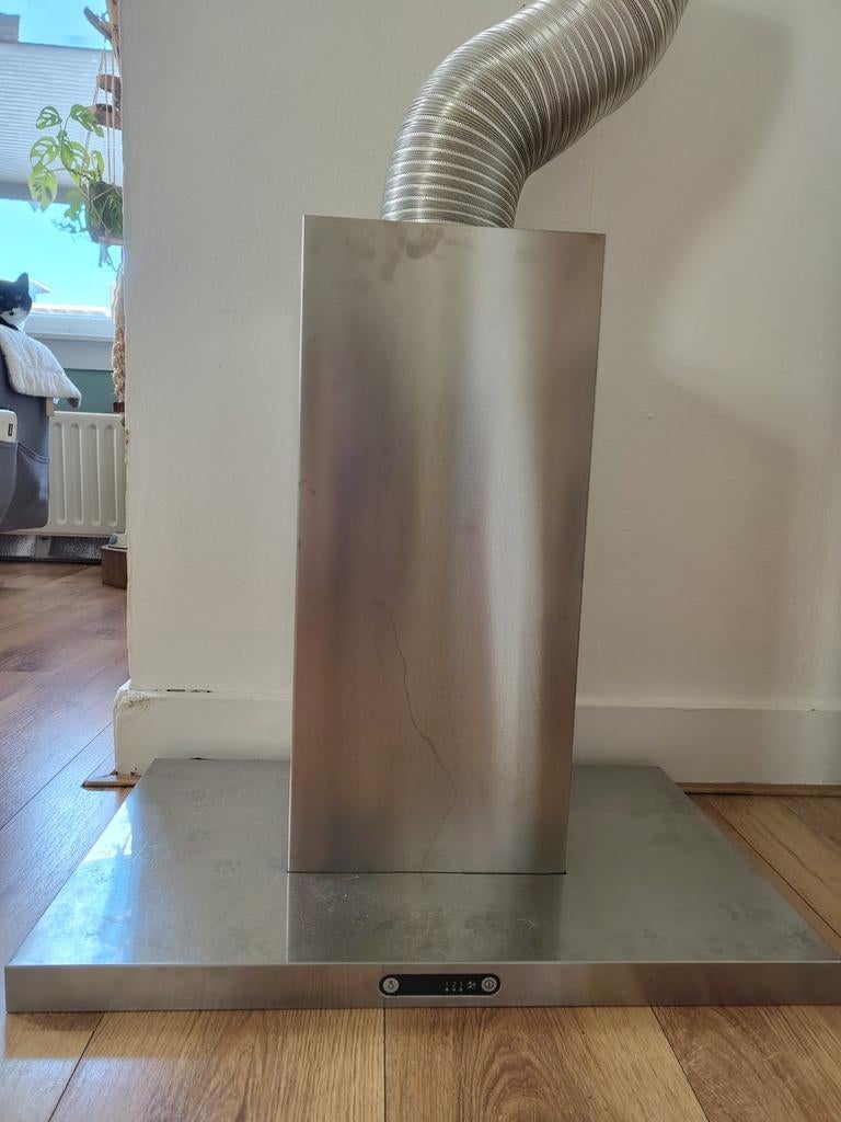 Wandschouwkap afzuigkap 70cm, Witgoed en Apparatuur, Afzuigkappen, Ophalen, Gebruikt, Wandschouwkap, Vrijstaand