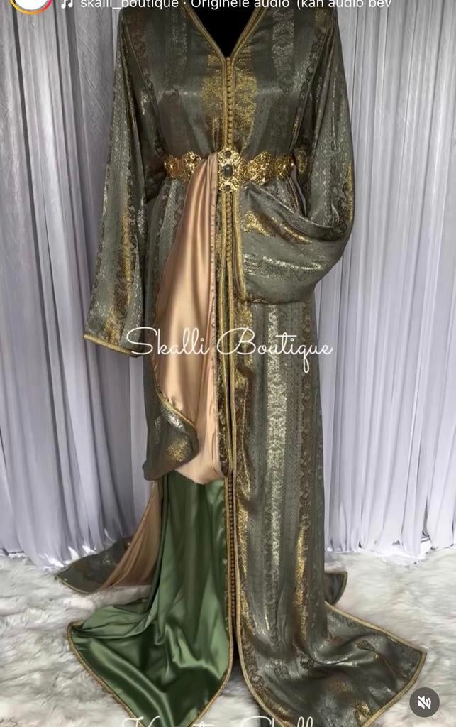 Takshita jawhara groen, Ophalen of Verzenden, Zo goed als nieuw, Beige, Overige typen