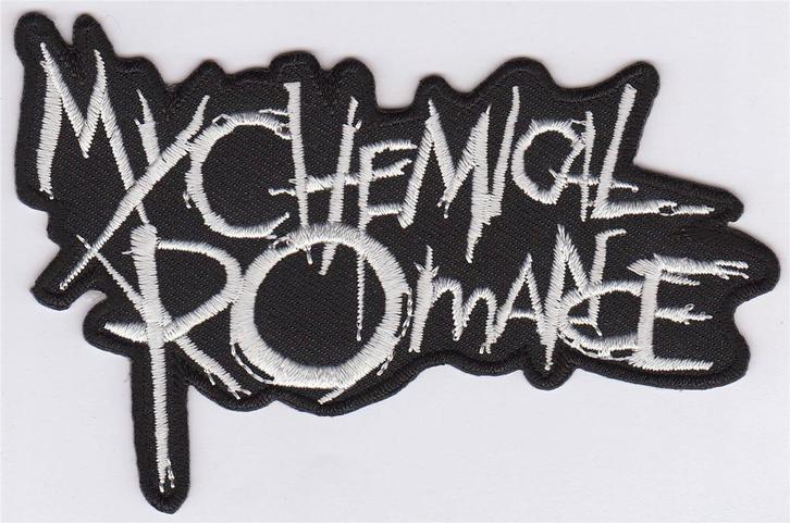 My Chemical Romance stoffen opstrijk patch embleem #1, Verzamelen, Muziek, Artiesten en Beroemdheden, Nieuw, Kleding, Ophalen of Verzenden