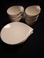 Set van Villeroy & Boch koffiekopjes met schotels uit de Flo, Ophalen, Porselein, Overige stijlen, Kop(pen) en/of Schotel(s)