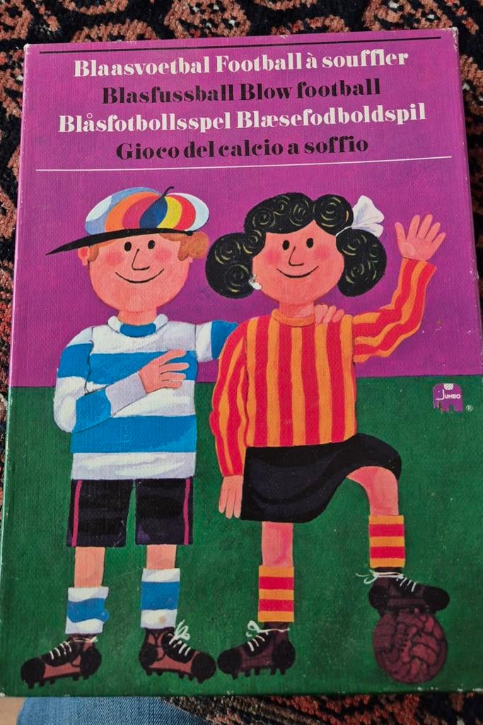 Vintage Jumbo Blaasvoetbal - Retro Spelplezier, Ophalen of Verzenden, Gebruikt, Jongen of Meisje