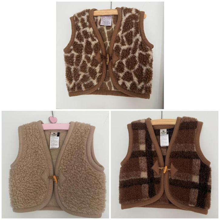 Alwero en we are wovens kindermaat XS gilet / bodywarmers, Kinderen en Baby's, Babykleding | Maat 80, Zo goed als nieuw, Jongetje of Meisje