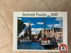 Schmidt puzzel historische haven van hoorn, Ophalen, 500 t/m 1500 stukjes, Zo goed als nieuw, Legpuzzel
