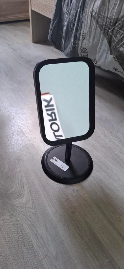 IKEA TOBIAS Tafelspiegel - Zwart, Zo goed als nieuw, Ophalen of Verzenden