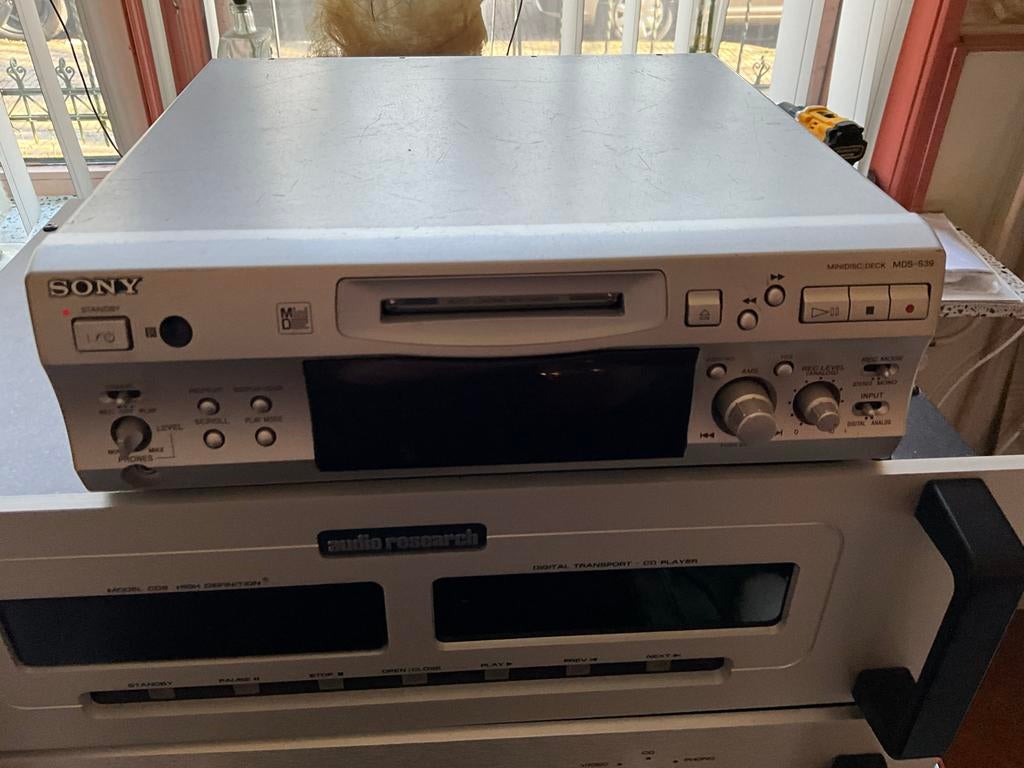 Sony MiniDisc Recorder MDS-S39 - Uitstekende Staat, Audio, Tv en Foto, Ophalen of Verzenden, Minidisc-recorder