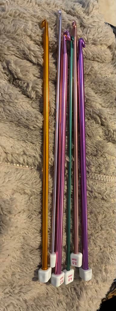 Tunische haak naalden set, Ophalen of Verzenden, Zo goed als nieuw, Haken, Wol of Garen