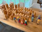 Blokkenkasteel Bauspiel met 2 Ostheimer ridders, Kinderen en Baby's, Speelgoed | Houten speelgoed, Ophalen of Verzenden, Zo goed als nieuw