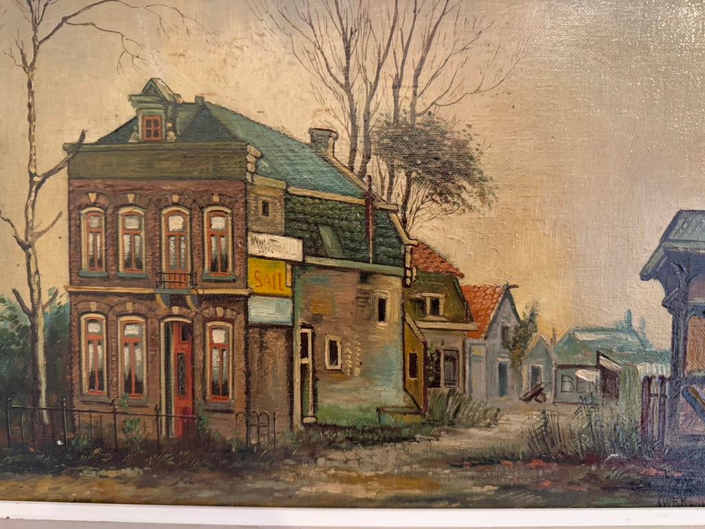 Dorpsgezicht, Antiek en Kunst, Ophalen of Verzenden
