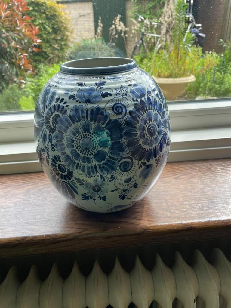 Delfts Keramiek Vaas Schoonhoven 918, Ophalen of Verzenden