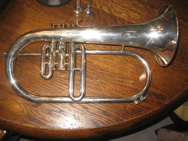 MOOIE OUDE SCHENKELAARS BUGEL, Ophalen of Verzenden, Gebruikt, Overige typen, Met koffer