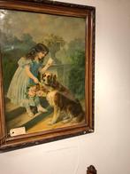 Oude prent, Antiek en Kunst, Kunst | Schilderijen | Klassiek, Ophalen of Verzenden