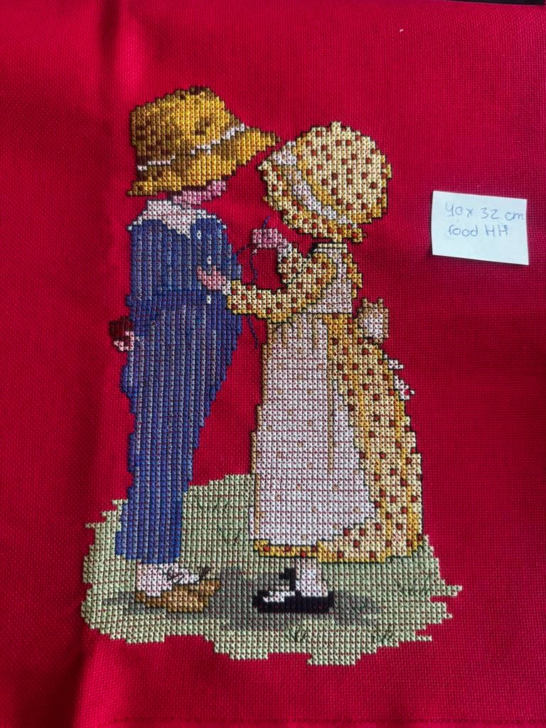 Holly Hobbie borduurwerk, Ophalen of Verzenden, Zo goed als nieuw, Borduurpakket