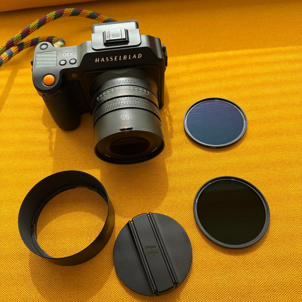 hasselblad x2d 100c met xcd 55mm f2.5 v, Ophalen of Verzenden, Zo goed als nieuw, Overige Merken, 99 Megapixel