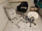 Kappersspullen. Pompstoel. Zadelkruk. Kappers kastje. Kapper, Ophalen, Zo goed als nieuw, Overige typen