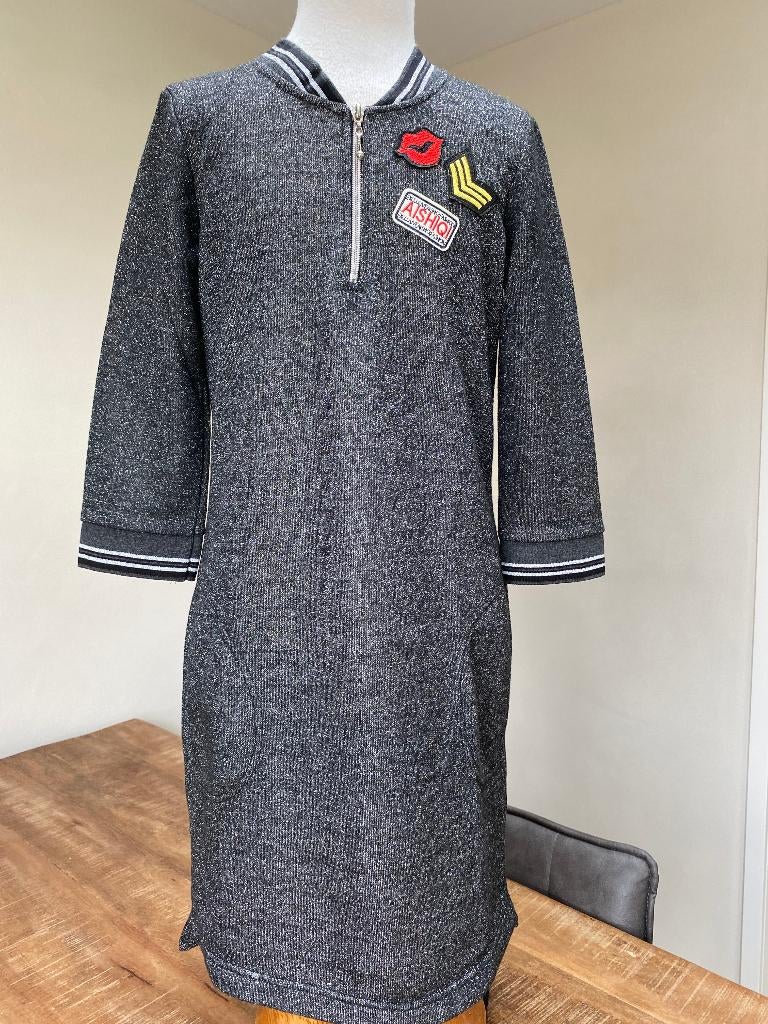 GEISHA jurk met glitter, half mouwtje nieuwstaat maat 164 DL, Kinderen en Baby's, Kinderkleding | Maat 164, Geisha, Meisje, Ophalen of Verzenden