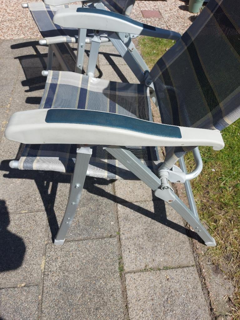 Zomer stoelen, Huis en Inrichting, Stoelen, Ophalen, Twee, Zo goed als nieuw, Metaal