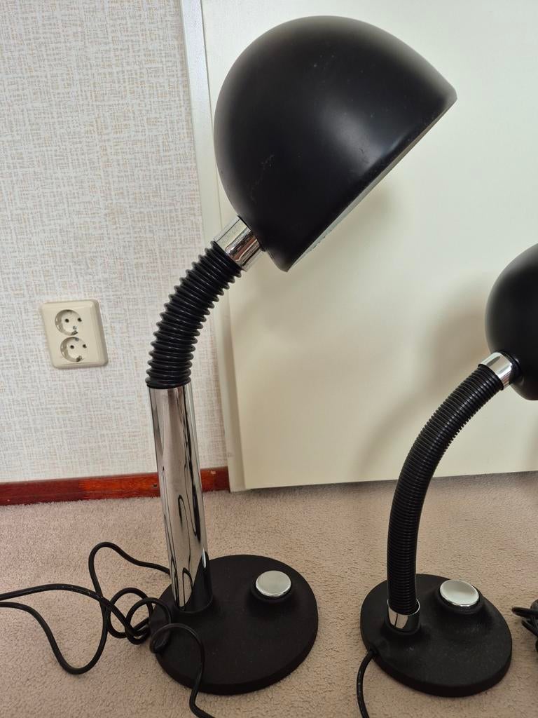 2 x design lamp Hillebrand Eagon, Ophalen of Verzenden, Metaal, Design vintage, Minder dan 50 cm