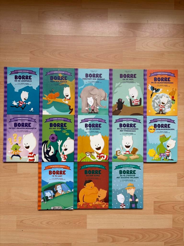 13 BORRE boekjes in nieuwstaat!, Boeken, Kinderboeken | Kleuters, Ophalen of Verzenden, Zo goed als nieuw, Fictie algemeen