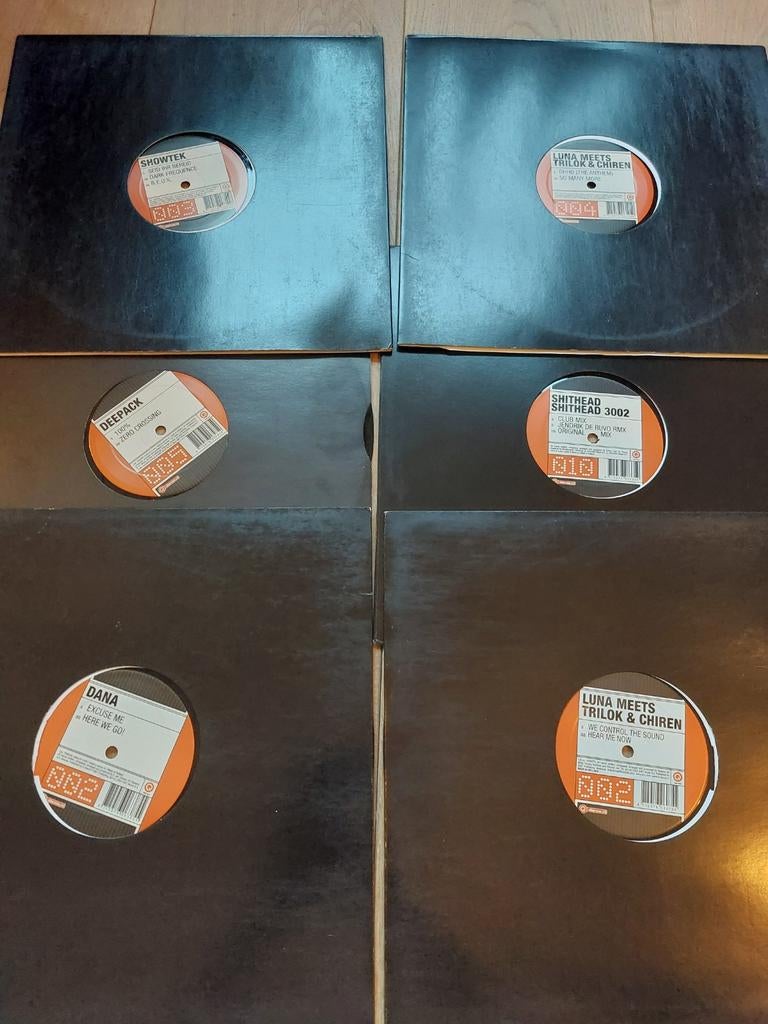 6x hardstyle 12" Q-Dance records, Ophalen of Verzenden, Gebruikt, 12 inch
