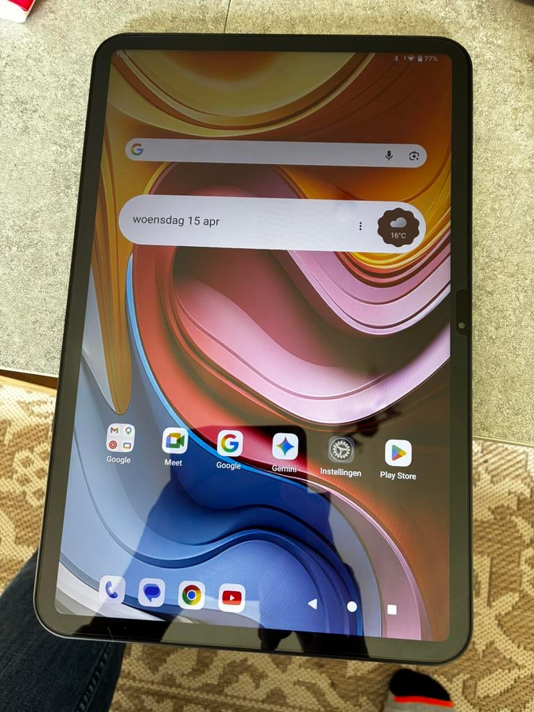 Teclast 13,4 inch Android 16 tablet 128gb 8 gb mem in doos, Computers en Software, Android Tablets, Ophalen, Zo goed als nieuw